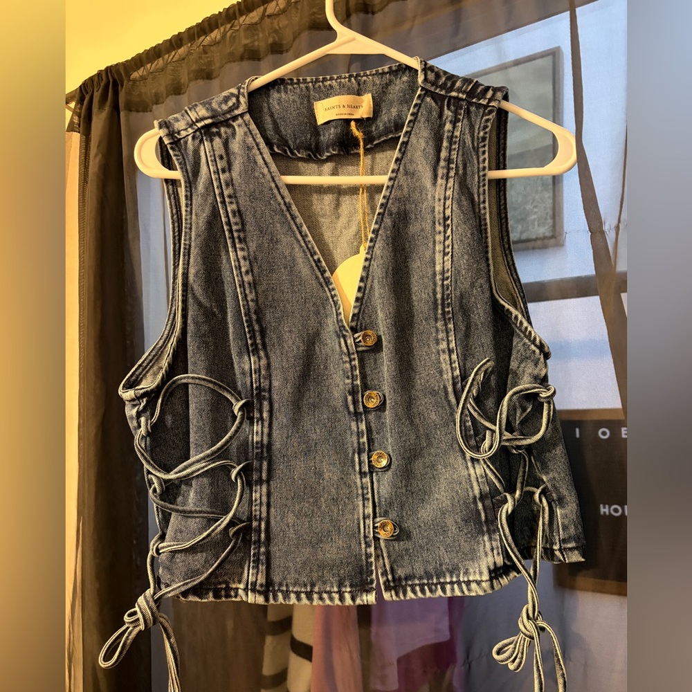 Women’s Denim coverup/vest